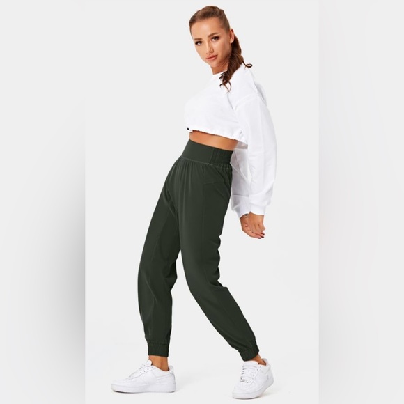 NWT Halara Joggers Elastic Waistband & Pant Leg bottoms. No pockets Rosin SP - Picture 2 of 9